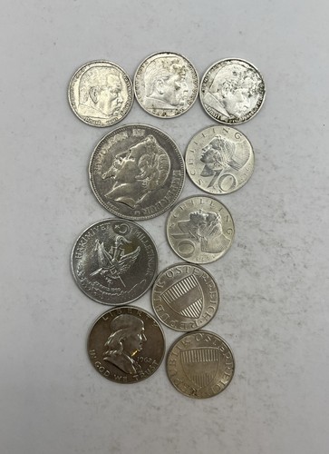 Türkei Lira Kuruş, Theresientaler,5 Mark,10 Schilling Silber Münzen Konvolut - Bild 2 von 3