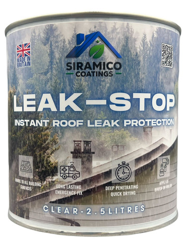 Leak Stop Rapid Dachreparatur Versiegelungsfarbe - KLAR 2,5L - Sofort Wasserdicht! - Bild 1 von 7