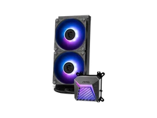 MSI MAG CORELIQUID A15 240 - AIO ARGB CPU Liquid Cooler - 240 MM Radiator - - AM