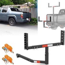 800lbs 2 In 1 Design Adjustable Truck Bed Extender Hitch Mount For Pickuptrucks