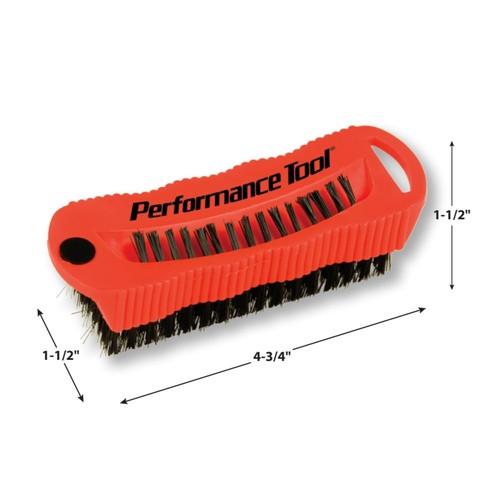 Performance Tool W9163 Utility and Fingernail Brush with Magnet / Scrub - Picture 3 of 6