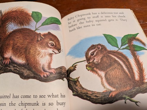 Little Golden Book~Baby Animals~39¢ Copy #517~1973  - Imagen 6 de 16