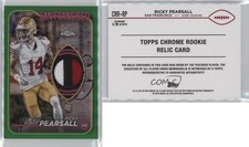 2024 Topps Chrome Rookie Relics Green Refractor /99 Ricky Pearsall #CRR-RP RC