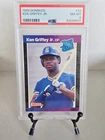 1989 Donruss Rated Rookie Ken Griffey Jr #33 (RC) PSA 8