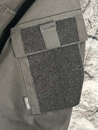 TRU SPEC TACTICAL RESPONSE UNIFORM T.R.U. SHIRT Large Long BLACK NWT - Picture 7 of 18