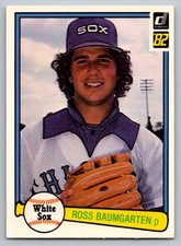 1982 Donruss Ross Baumgarten #104 Chicago White Sox