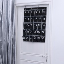 30 Pockets Cell Phone Hanging Bag Numbered Classroom Sundries Holder Classroom