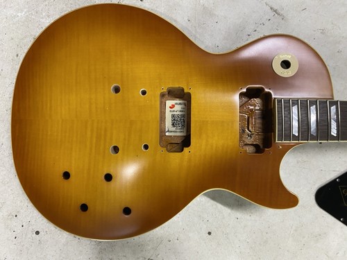 Epiphone Les Paul Standard 1959 VOS Sunburst Guitar Empty Husk Repaired - Picture 2 of 21