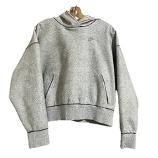 NIKE WOMENS TECH PACK THERMA-FIT ADV HOODIE Size XSMALL GRAY Preowned