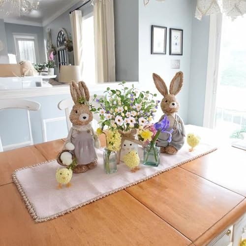 Easter Flowers Artificial, 8PCS 20" Artificial Flower Picks Fake Multi Color - Picture 5 of 7