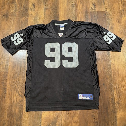 Vintage Reebok NFL Oakland Raiders Warren Sapp #99 Jersey Men’s XL