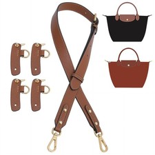 Upgraded 4 Buckles Purse Strap Replacement Compatible with Longchamp S/M Bag,...