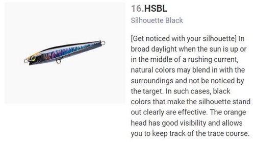 Yo Zuri Duel Hardcore Monster Shot 80 Sinking Lure F1207-HSBL (6750) - Picture 3 of 6