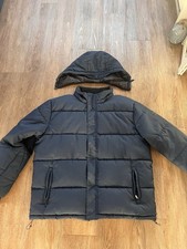 Regatta Men’s Thick Warm Waterproof Thermal Coat Size XXLarge Navy Blue VGC