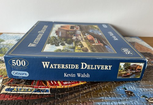 Gibsons Waterside Delivery by Kevin Walsh 500 Piece Jigsaw Puzzle - Complete - Picture 8 of 10