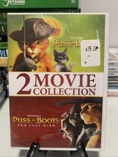 Puss in Boots 2-movie Collection DVD Antonio Banderas NEW Buy 3 Get 1 Free