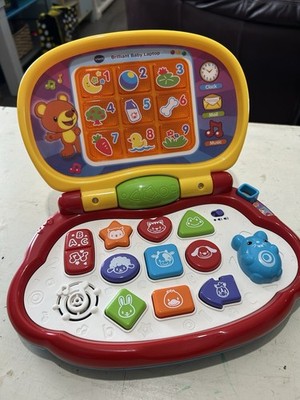 VTech Brilliant Baby Laptop Learning Toy Colors Shapes Animals Music Sensory T7