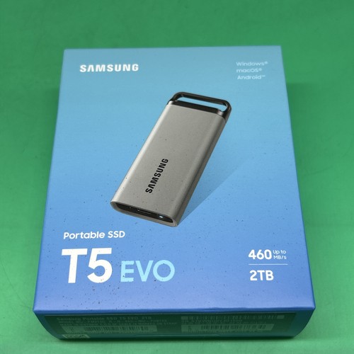 New - SAMSUNG T5 EVO Portable SSD 2TB - Factory Sealed - Free Shipping