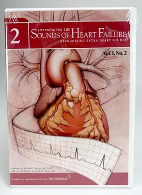 Listening For The Sounds Of Heart Failure Vol 1 No 2 2003 CD AstraZeneca SEALED!