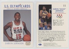 1992 Impel US Olympicards Magic Johnson #11 HOF
