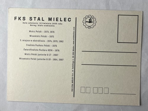 Autogramm PIOTR WLAZLO-FKS Stal Mielec-Polen-Ex-Wisla Plock-Radomiak-signed-AK - Bild 2 von 2