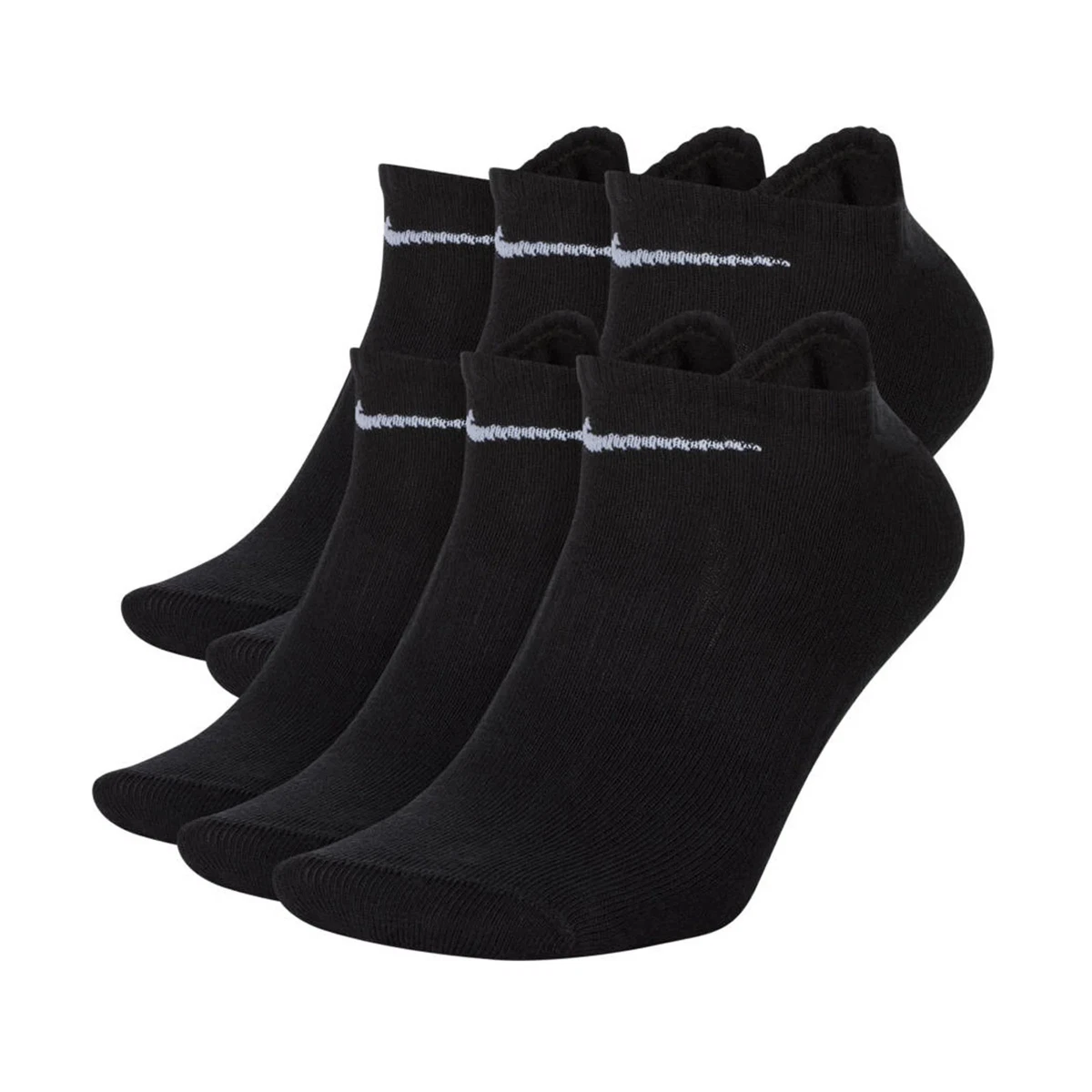 NIKE Unisex 6er Pack Sneaker Sportsocken - Everyday, Lightweight No Show, ein...