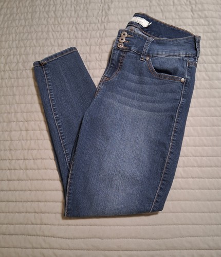 Torrid Denim Jean Jeggings Skinny 3 Button Zip Fly Mid Rise Women's Size 12 - Picture 3 of 11