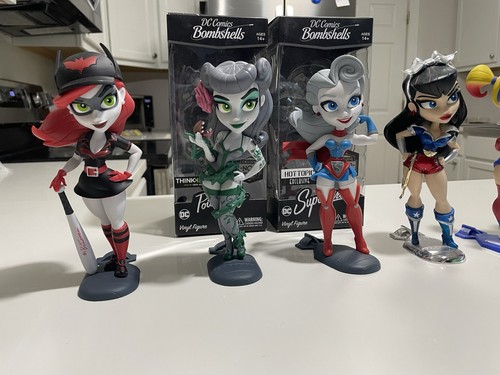 Cryptozoic DC Bombshells Figures Supergirl Poison Ivy Batwoman WW HQ OOB - Picture 2 of 2