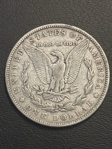 1881 Morgan Silver Dollar – No Mint Mark – Circulated – 90% Silver $1 US Coin - Picture 2 of 2