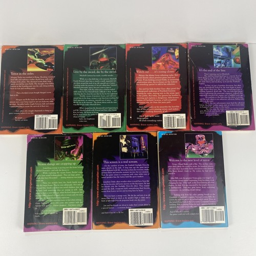 Strange Matter Books Lot of 7 Engle & Barnes 1990's Horror Paperback - Foto 2 di 10