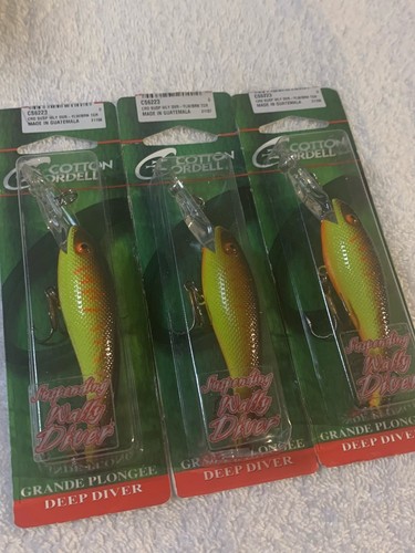 (MENGE 3) BAUMWOLLCORDELL WALLY DIVER TIEFE ZANDER FARBE WIE ABGEBILDET NEU IN VERPACKUNG - Bild 2 von 3