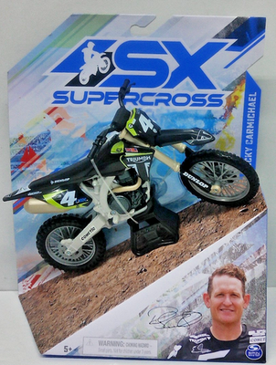 #ad SX Supercross #4 Ricky Carmichael 1:10 Scale $25.99