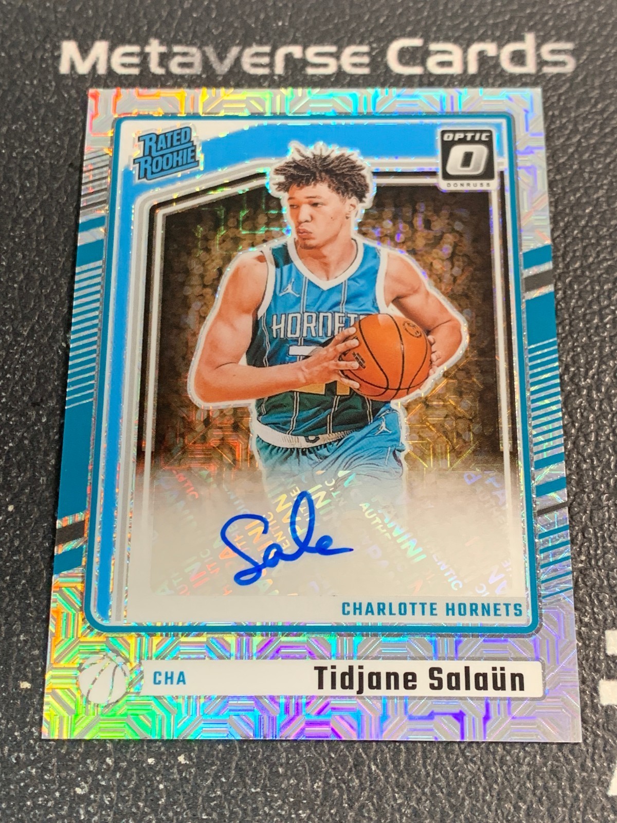 2024-25 Dontuss Optic Rated Rookie Signatures Auto Choice #324 RC Tidjane Salaun