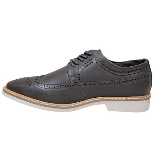 Oxford Kenneth Cole da uomo Jeston stringate B Brogue taglia US 7,5 M grigio scuro non elencate - Foto 4 di 7
