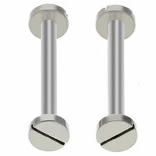 SCREW & TUBE PIN FOR 42MM CARTIER PASHA SEATIMER  2790 WATCH LUG FIT 22MM STEEL