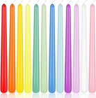 10 Inch Colored Taper Candles for Religious and 10 inch, 12 Pcs, 12-colored 