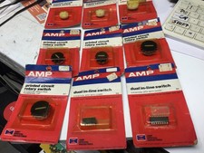 AMP Electronics Printed Circuit Rotary Dual in-line Switch's 6-8-10-16 Position