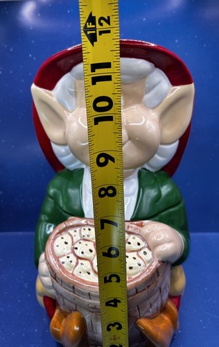 Vintage 80er Jahre Keebler Ernie der Elf Figur Keramik Keksdose Dose - Bild 12 von 21