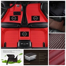 Für Nissan Fußmatten Koffermatte PU Wasserdicht Custom Alle Wetter Rutschschutz