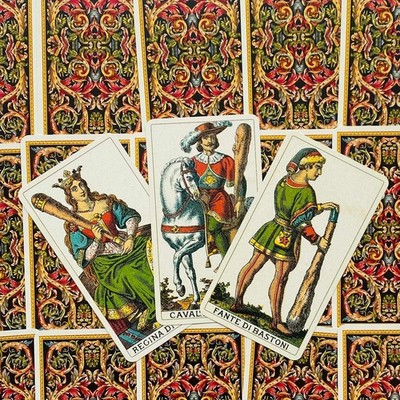 Ancient Italian Tarot Deck Cards Esoteric Divination Magic Lo