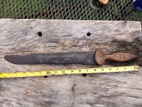 Antique Civil War Surgical Bone Amputation Saw