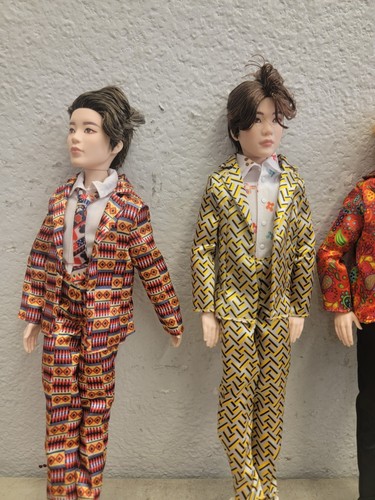 Mattel BTS Idol K-Pop 7 Doll Set - RM Jin Jimin V Suga Jung Kook J-Hope Complete - Picture 3 of 19