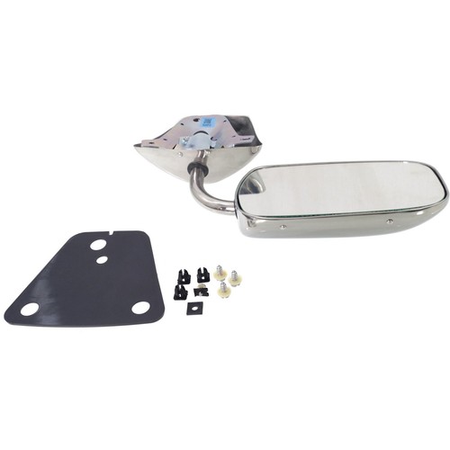 Mirrors For 1987 Chevrolet R10 73-86 C10 Suburban L R Manual Chrome Manual Fold - Picture 6 of 7