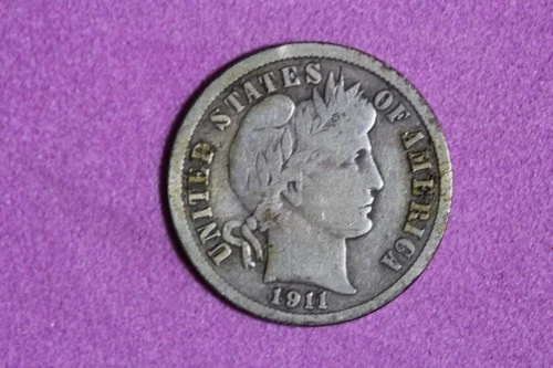 ESTATE FIND 1911 - Barber Dime!! #N08165