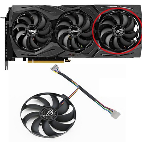 For ASUS RX5600XT 5700 5700XT ROG STRIX Graphics Cooling Fan 88mm FDC10H12S9-C - Afbeelding 10 van 15