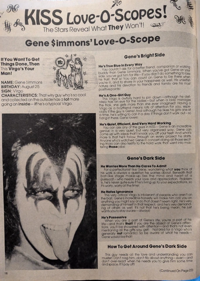 16 Magazine March 1979 KISS, Scott Baio, Virgin, Erik Estrada, Bay City Rollers Foto 4 de 4