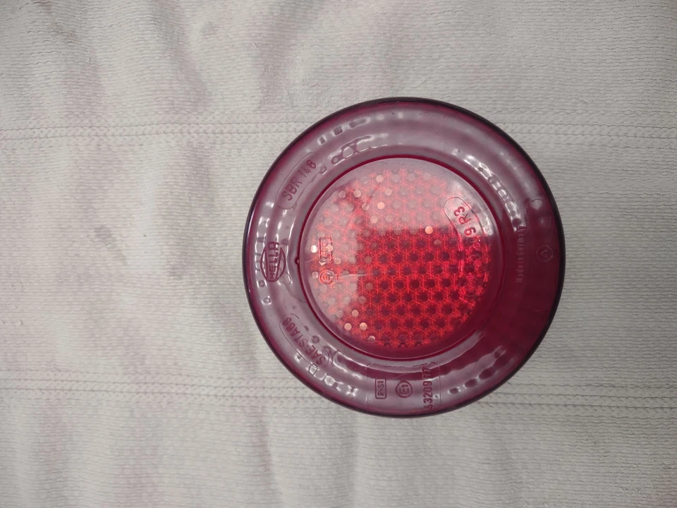 Luz de freno trasera Opel GT 1968-73 lente roja x2 Foto 2 de 4