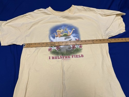 Camiseta de fútbol vintage Disney Tinker Bell XL 90s Walt Disney World camiseta gráfica - Imagen 4 de 6