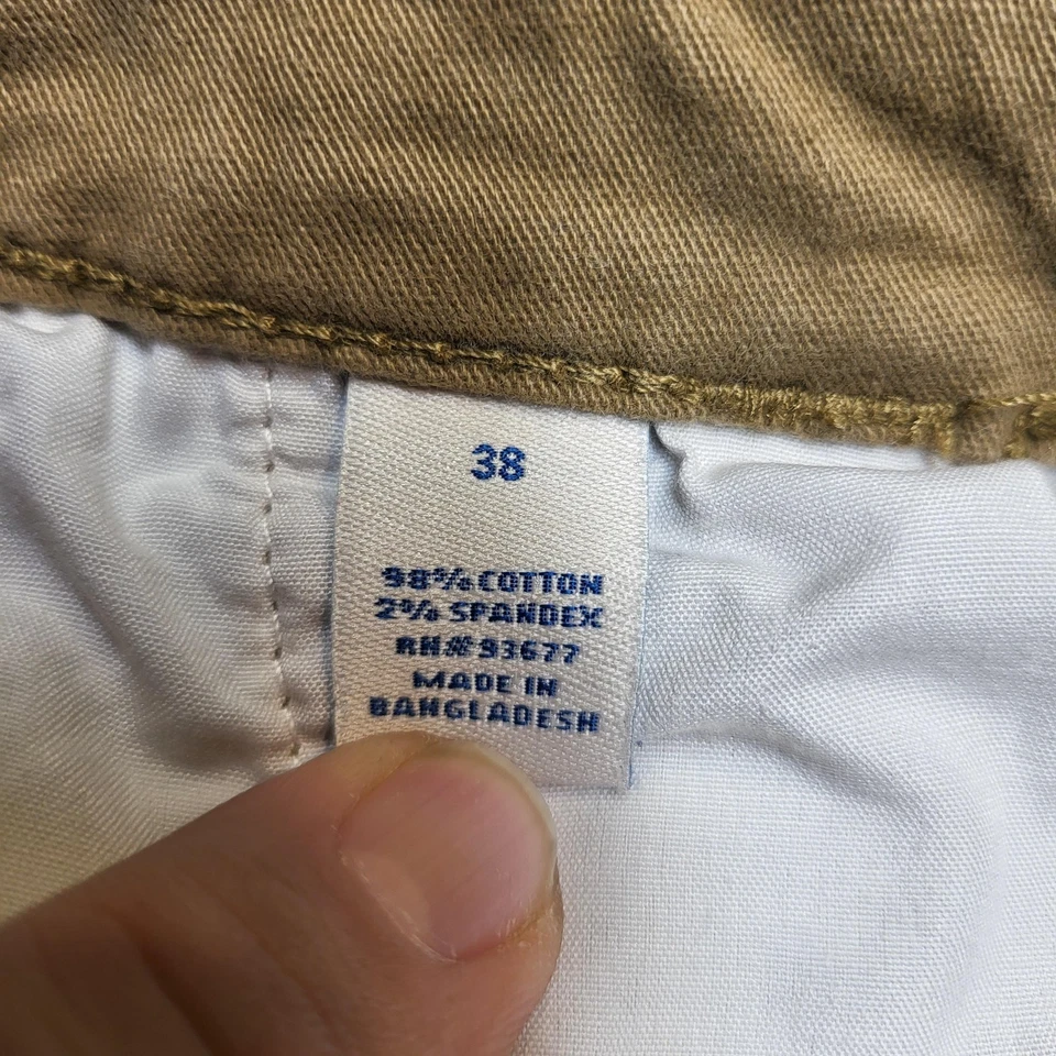 Pantalones Cortos Carga Arizona Jean Co Para Hombre 38 Caqui Calce Clásico Flexible Bolsillos Elásticos Foto 3 de 4