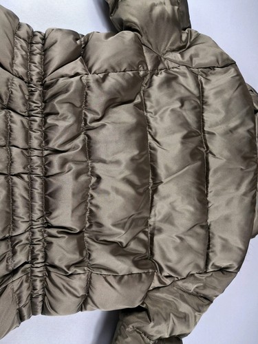 GAP KIDS Puffy Winter Jacket Size XXL Hood Removable Faux Fur Olive Green - Picture 16 of 24